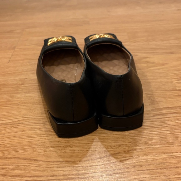 Sam Edelman Black Loafers with Gold Detail - Picture 7 of 7